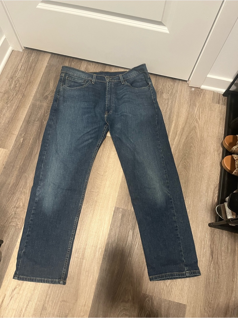 Levi's Dark Blue Straight-Leg Men's Jeans
